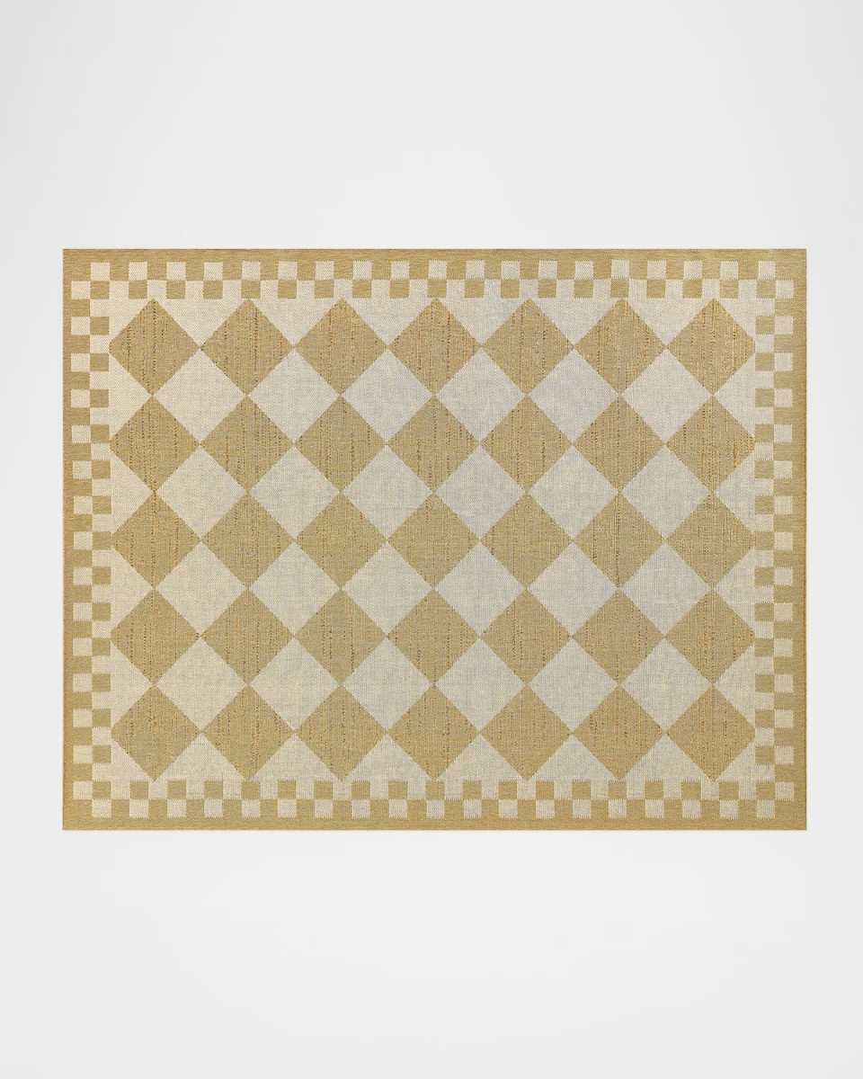 White Diamond Indoor/Outdoor Rug, 8' x 10'